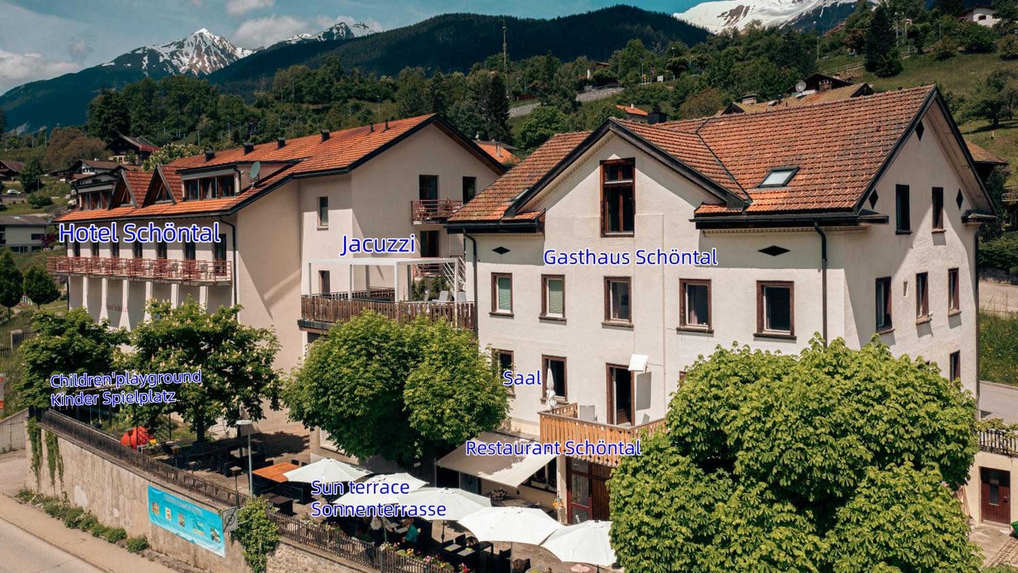 Hotel Schoental Filisur Exterior foto